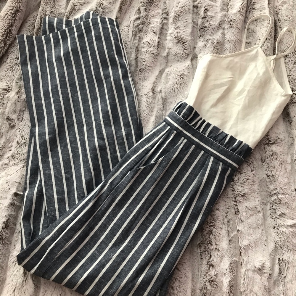 Lydelle striped women’s jumpsuit